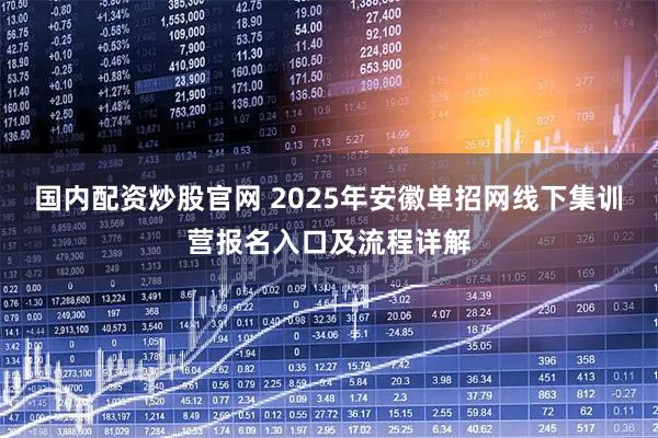 国内配资炒股官网 2025年安徽单招网线下集训营报名入口及流程详解